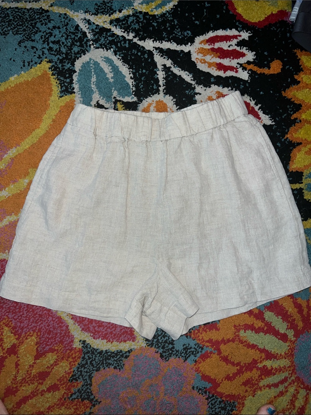 Jenni Kayne Highwaist Linen Short Women’s Small